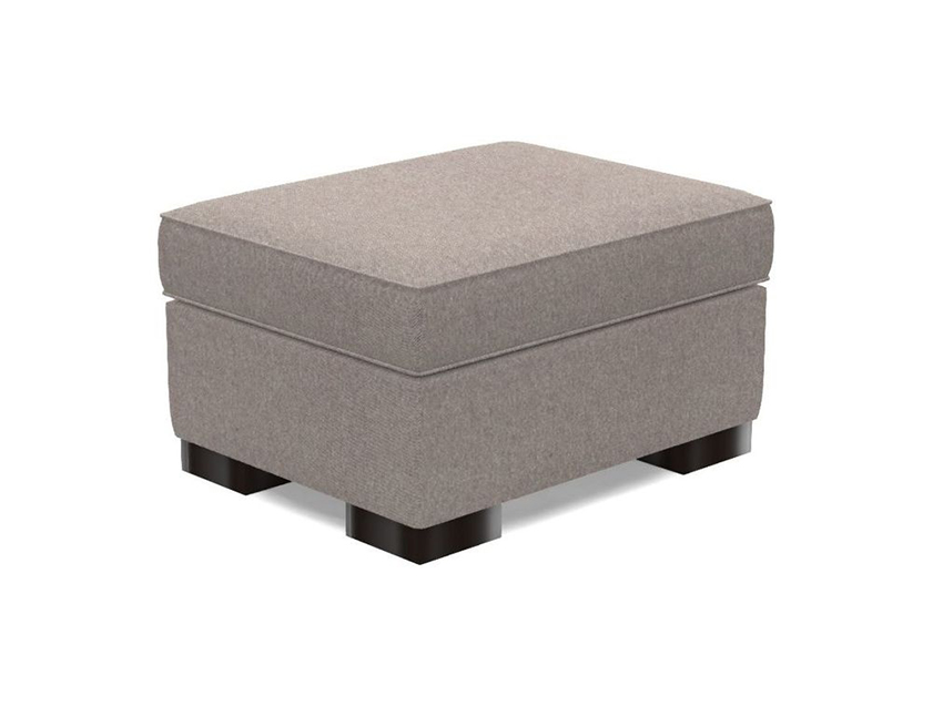 Wadenhoe Storage Footstool in Two Tone Plain Biscuit